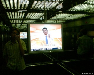 LCD in Elevator