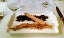 Confit of Rabbit Leg, Red Wine Braised Red Cabbage, Toasted Pistacchio & “Macha” Powder